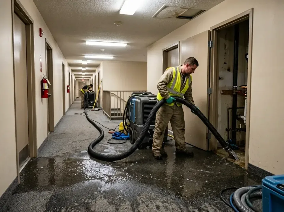 multi-unit-apartment-hallway-f-005 — frequently asked questions, Emergency Burst Pipe Water Extraction & Removal in Eagle, ID